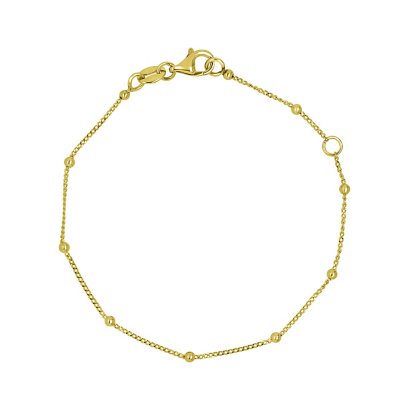 14k Gold Bracelet (For Kids) • 3mm – Halsey Handmade