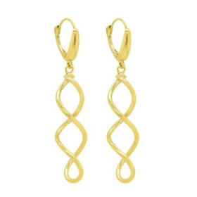 Gold Earrings 001-425-00490 14KY - Gold Earrings, P.J. Rossi Jewelers