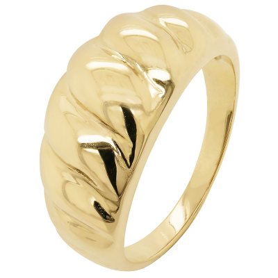 Croissant ring deals 14k gold