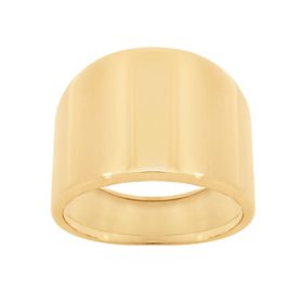 Italia D'Oro Mesh Ring 14K Yellow Gold