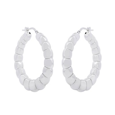 Sam's club sterling silver best sale hoop earrings