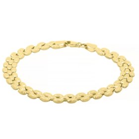 Panther Chain Bracelet in 14K Gold