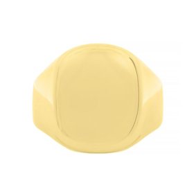 Squared Signet Ring in 14K Gold