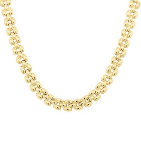 Panther Chain Necklace in 14K Gold