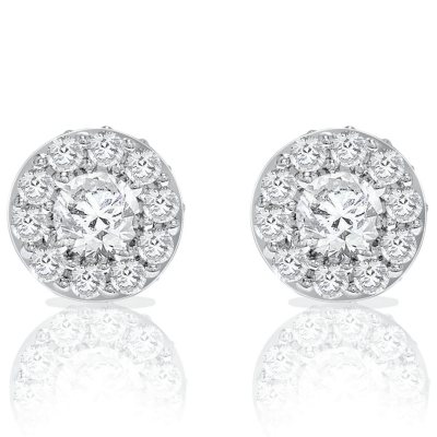 2 CT. T.W. Round Diamond Earrings (I, I1) - Sam's Club