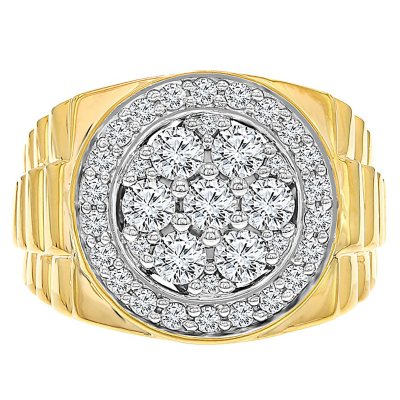 2.00 CT. T.W. Diamond Fashion Ring in 14K Yellow Gold - 9