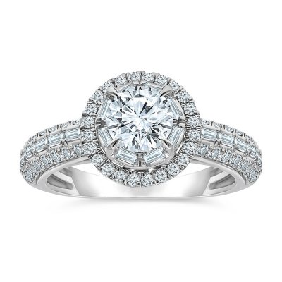 1.95 CT. T.W. Diamond Ring in 14K White Gold - Sam's Club