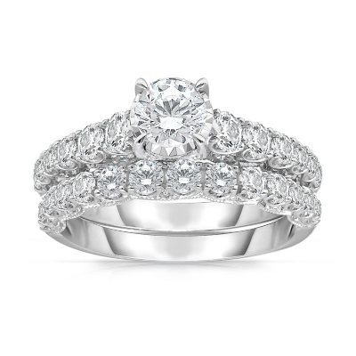 1.50 CT. T.W. Diamond Bridal Set in 14K Gold (I-I1) - Sam's Club