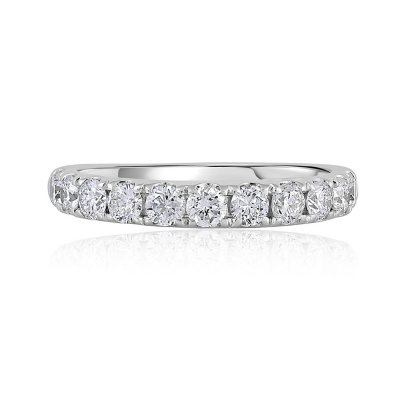 Lab Created Round Cut Diamond Band in 18K Gold - Sam's Club