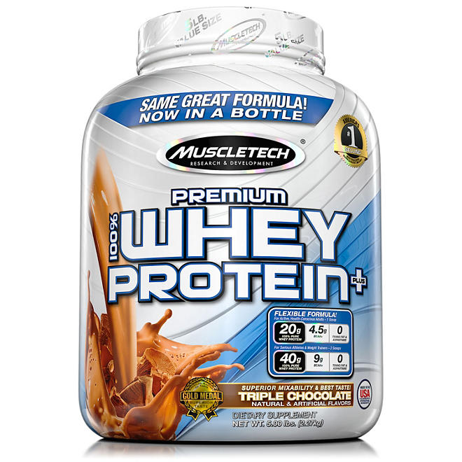 MuscleTech Premium 100% Whey Protein, Chocolate (5 lbs.)