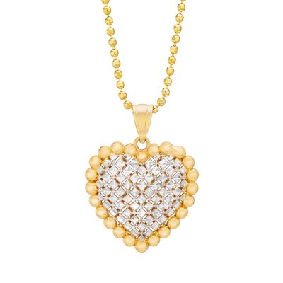 Sam's club diamond deals heart necklace