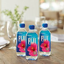 Fiji Water- Natural Artesian Water 24ct .5 L Bottles – Executive Beverage -  Mobile Bartenders & Waiters, Bar Rentals