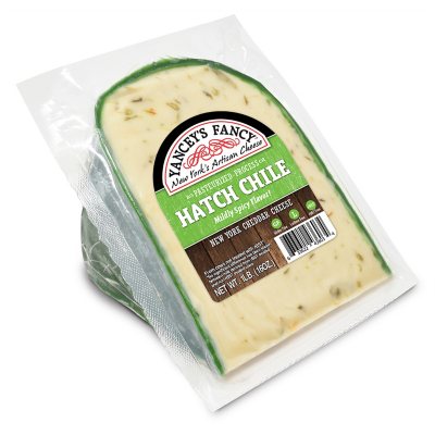 Yancey's Fancy Aged Cheddar Cheese, Zesty Hatch Chile (16 oz.) - Sam's Club