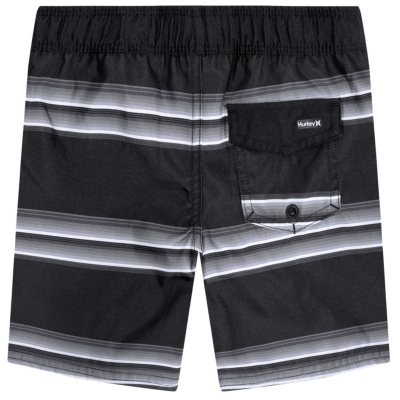 Details about   Hurley swimsuit boys youth board shorts swim trunks gray stripe size 16 
