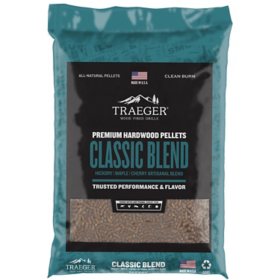 Traeger Classic Blend Hardwood Pellets, Made in USA
