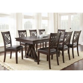 Avalon Dining Table And Chairs 9 Piece Set Sam S Club