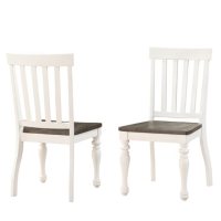 Jaiden Two-Tone Dining Chairs - 2 pack