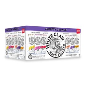 White Claw Hard Seltzer Variety 12 fl. oz. can, 24 pk.