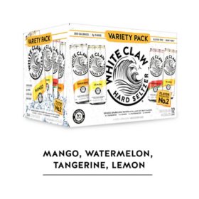 White Claw Hard Seltzer Variety Pack No.2 12 fl. oz. can, 12 pk.