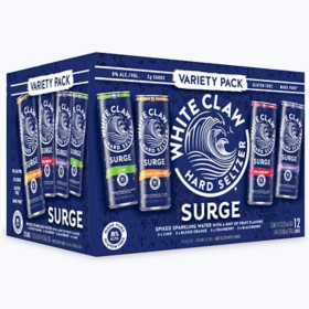 White Claw Surge Variety Pack, 12 fl. oz. can, 12 pk.