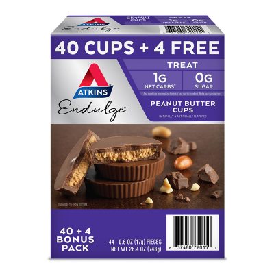 Atkins Endulge Peanut Butter Cups Pack Keto Friendly 44 Ct Sam S Club