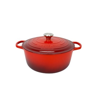 Le Creuset Signature Round Dutch Oven 7.25 Qt - Cerise:- Cerise, 7.25 Quart