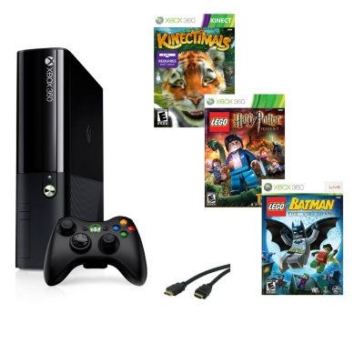 Xbox 360 4GB E System with Lego Batman, Lego Harry Potter, Kinectimals &  HDMI Cable - Sam's Club
