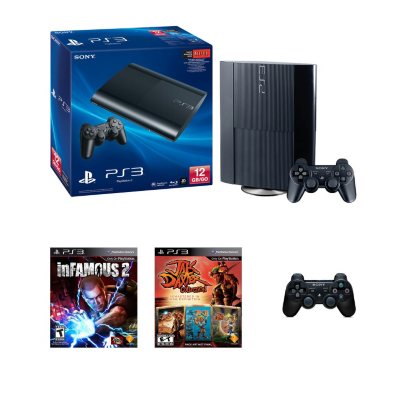 PS3 12GB System with inFamous2 and Jax & Dax HD Collection - Sam's Club