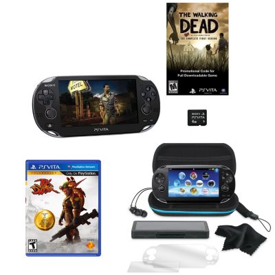 PS Vita 3G/ WiFi System with Walking Dead & 4GB Memory Card with Jax &  Daxter and Starter Kit - Sam's Club