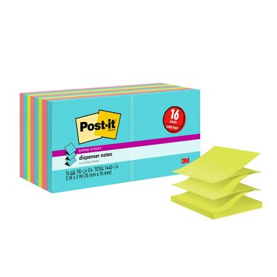 Post-it Super Sticky Pop-up Notes, 3