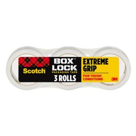 Scotch® Shipping Packaging Tape, 1.88 in x 54.6 yd, 3 Rolls