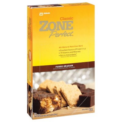Zone Perfect® Nutrition Bar Fudge Graham 12 ct. Sam's Club