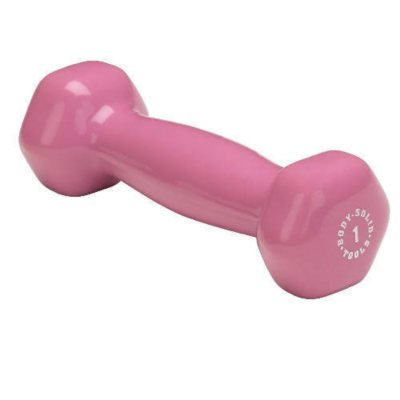 Body Solid Tools BSTVD1 1 lb. Vinyl Pink Dumbbell Sam s Club