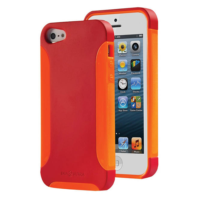 DBA Cases Ultra Complete Case for iPhone 5 - Poppy/Tangerine