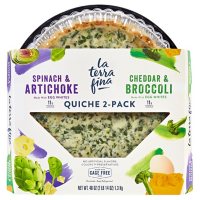 La Terra Fina Spinach Artichoke and Broccoli Cheddar Quiche (2 pk.)