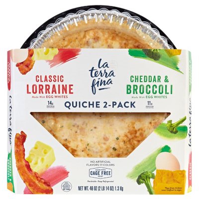 La Terra Fina Quiche Variety Pack (2 ct.) - Sam's Club