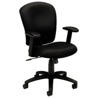 basyx by HON VL220 Mid-Back Task Chair, Black