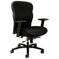basyx VL705 Series Big & Tall Mesh Chair, Black
