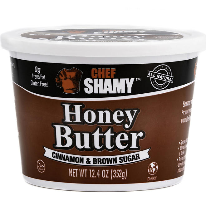 Chef Shamy Gourmet Cinnamon Brown Sugar Honey Butter 12.4 oz.