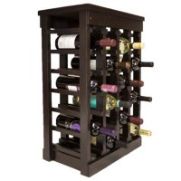 El Mar Furnishings Classic Wood Wine Rack