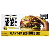 Crave House Plant-Based Burger, Frozen (8 ct.)