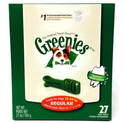 Greenies Dental Dog Chews Regular 27 ct. Sam s Club