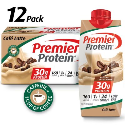 Premier Protein 30g High Protein Shake Cafe Latte 11 Fl Oz 12 Pk