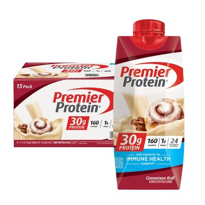 Premier Protein Shake, Chocolate Peanut Butter Liquid, 30g Protein, 1g  Sugar, 24 Vitamins & Minerals, Nutrients to Support Immune Health, gluten  free