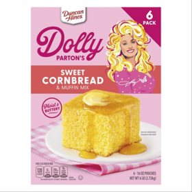 Duncan Hines Dolly Parton's Sweet Cornbread Mix, 6 pk.