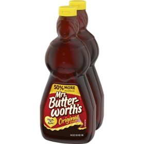 Mrs. Butterworths Original Syrup, 36 oz., 2 pk.