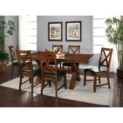 Charleston 7 Piece Dining Set Sam S Club