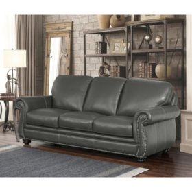 Kassidy Top Grain Leather Sofa Loveseat Armchair And