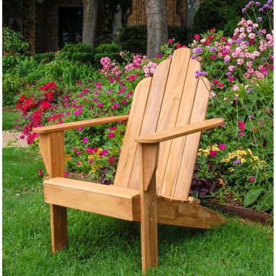 Weston Teak Adirondack Chair Sam S Club