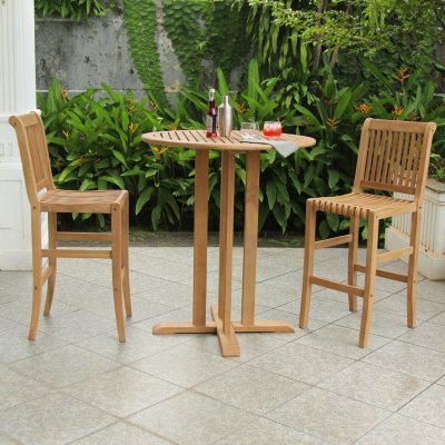 3 piece bar on sale height bistro set